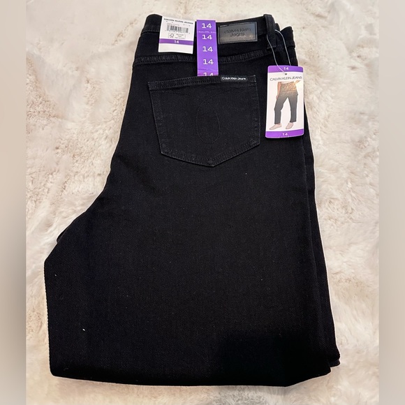 Calvin Klein Women High Rise Straight Leg Jean, size 8, Size 14. - Picture 6 of 13